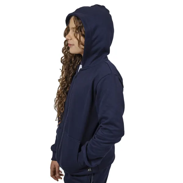Campera de frisa azul
