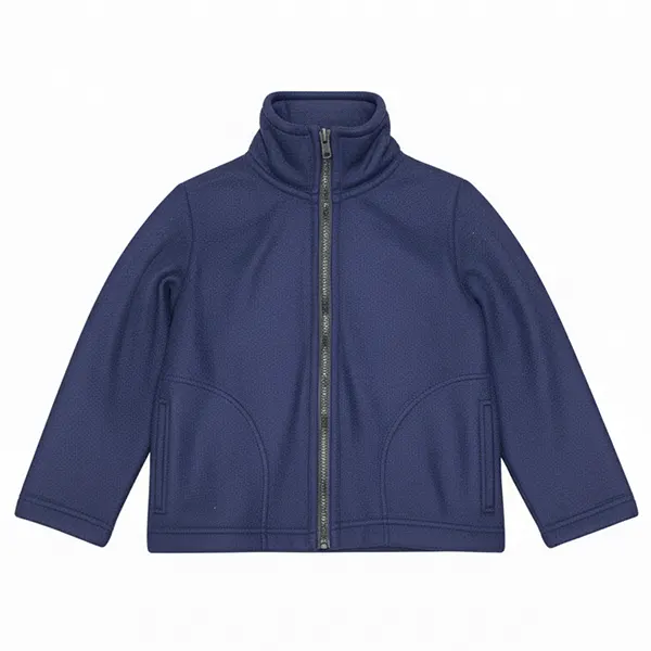 Campera polar azul