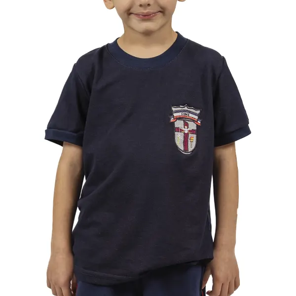 Remera de jardín azul • Colegio Santa María - Imagen 2