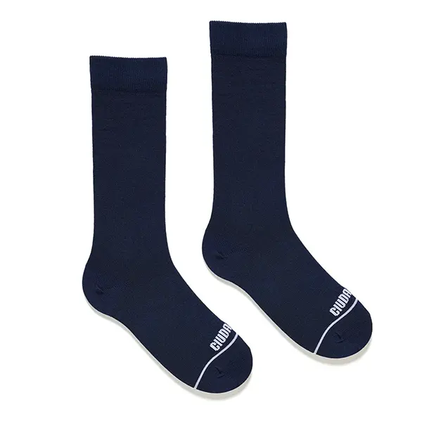 Medias de algodón azul